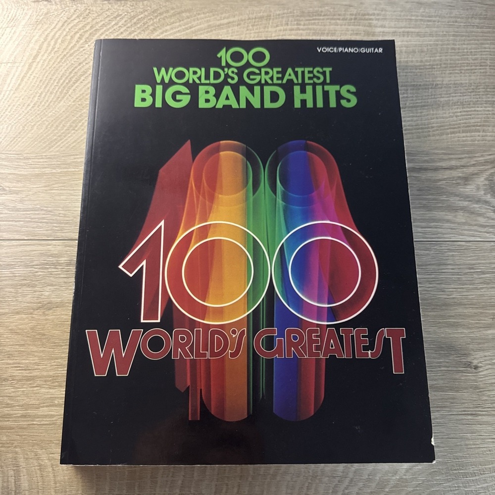 100‎ Worlds Greatest Big Band Hits Piano Voice Guitar Music Paperback
